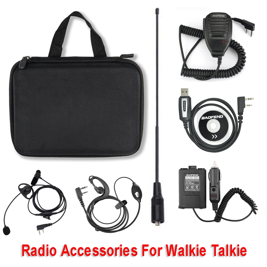 Cable Management Bag - BaoFeng Wakie Talkie Accessoires Autolader Programmeerkabel