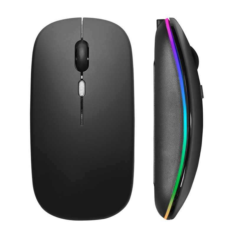 Mini Wireless Mouse - Draadloze Muis RGB Oplaadbare USB 2.4GHz