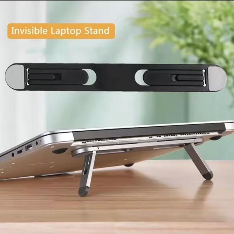 Laptop Accessories Cooling Pad - 1/2 stuks onzichtbare laptopkoeling Riser Pad