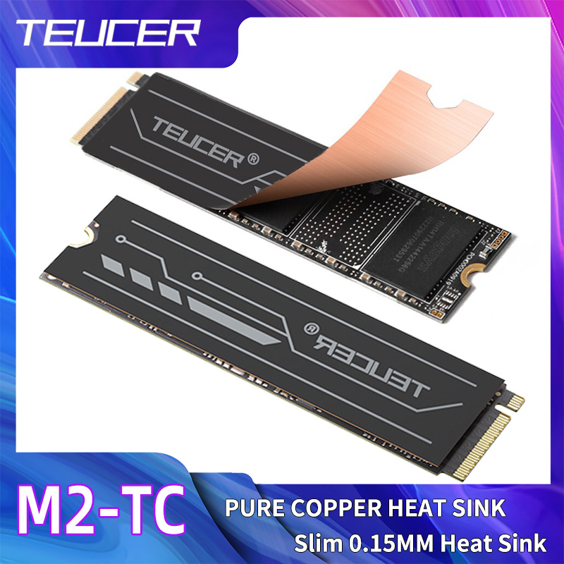 Laptop Accessories Cooling Pad - TEUCER Grafeen M.2 SSD Koellichaam Dubbellaags