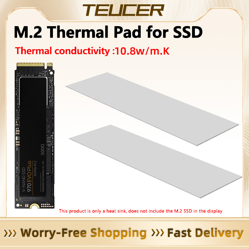 TEUCER M.2 Thermische Pad 10.8 - Laptop Accessories Cooling Pad recensie en prijs