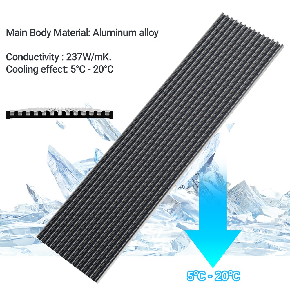 JEYI M.2 SSD-koellichaam, alum - Laptop Accessories Cooling Pad recensie en prijs